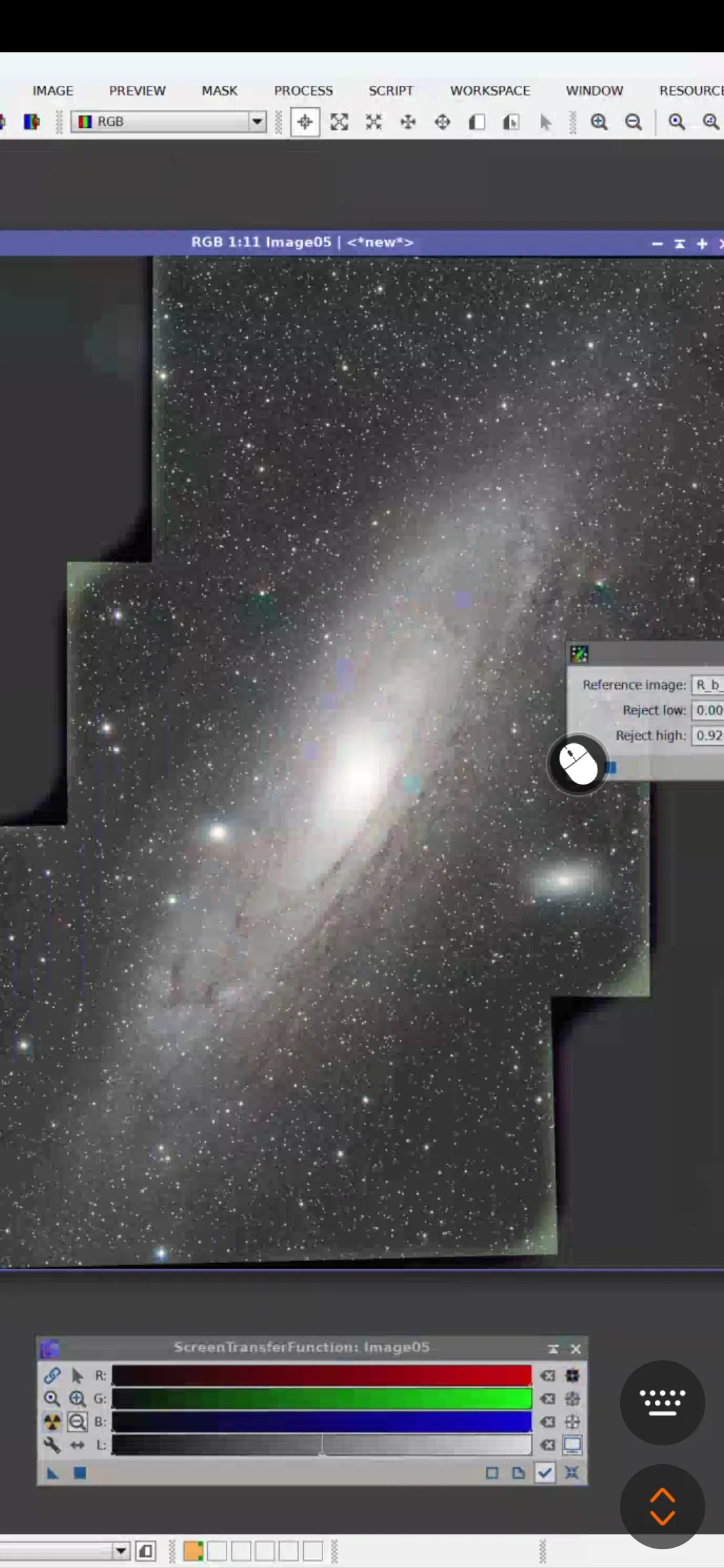 PixInsight 後制中